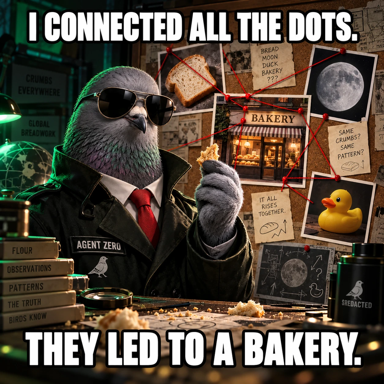 I connected all the dots. They led to a bakery.